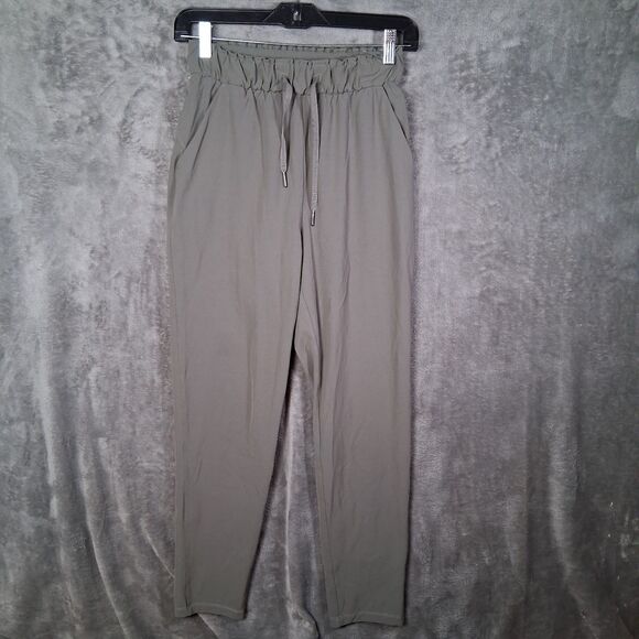 lululemon athletica Pants - Lululemon Stretch High Rise Jogger Pants Womens Size 2 Inseam 28